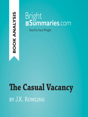 cover image of The Casual Vacancy by J.K. Rowling (Book Analysis)